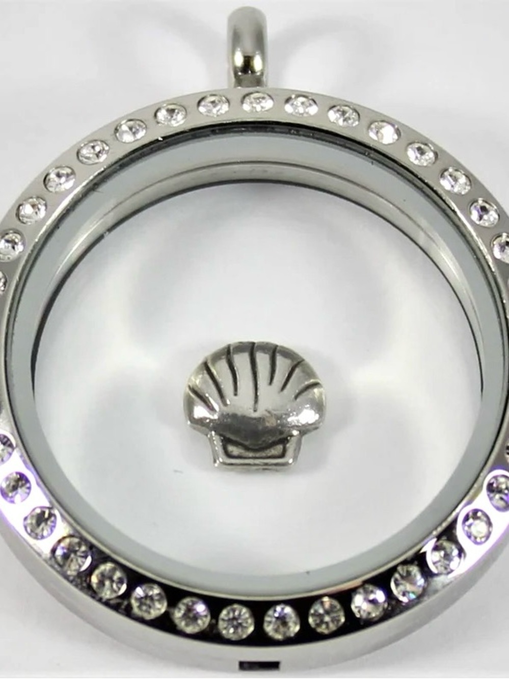 Origami Owl Silver Shell Charm